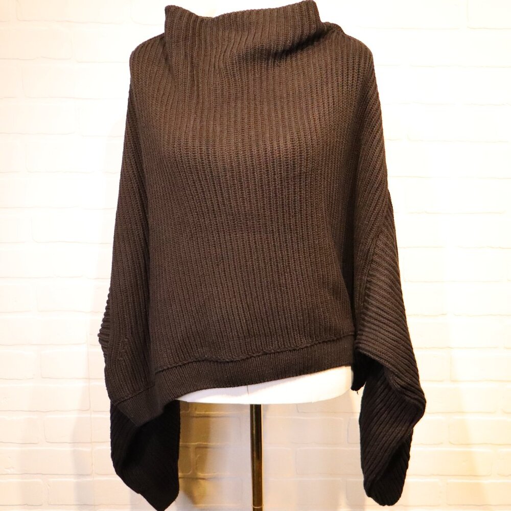 Free People Black Drapey Sweater